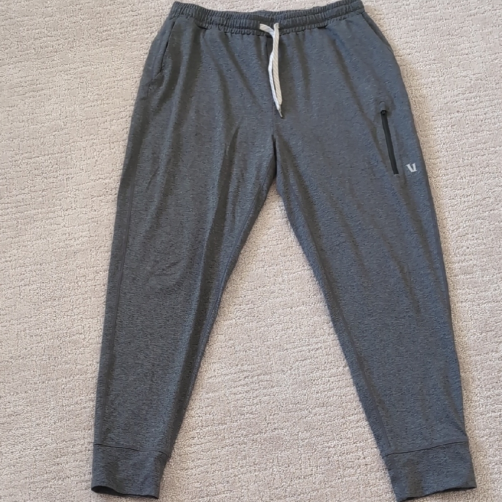 Vuori Sunday Performance Jogger Pants Charcoal Heather Regular Large